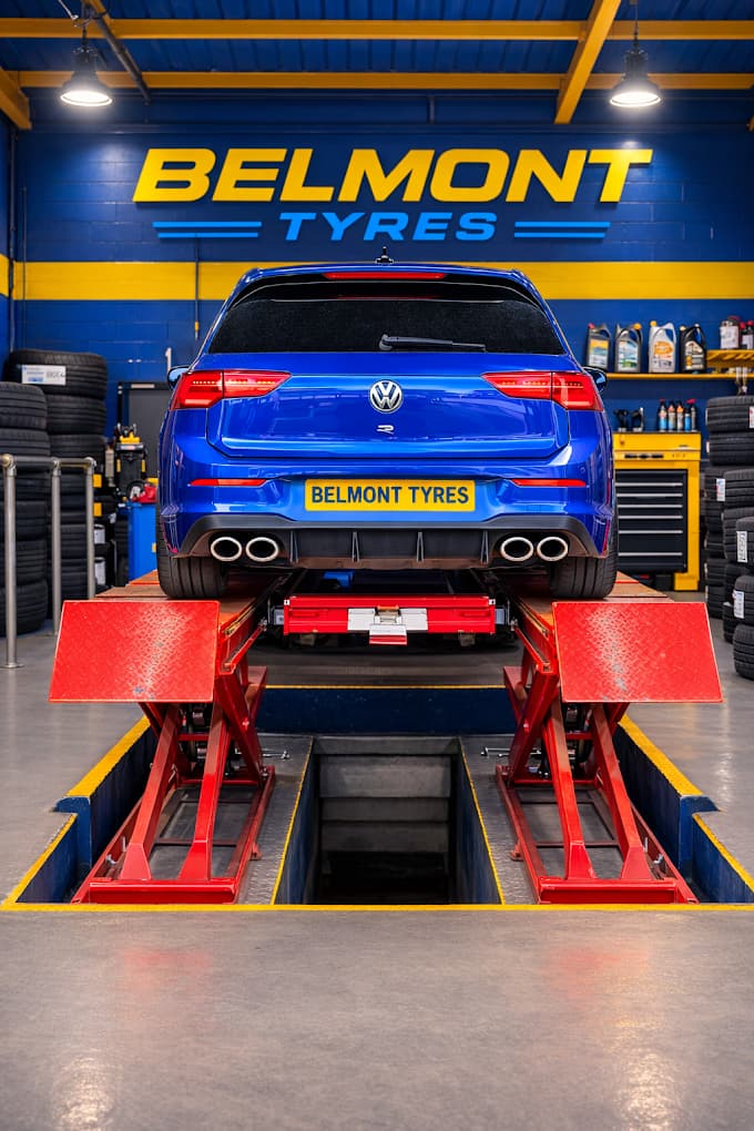 Wheel Alignment at Belmont Tyres, Liverpool