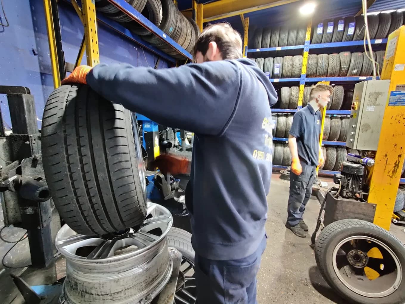 Wheel Balancing at Belmont Tyres, Liverpool